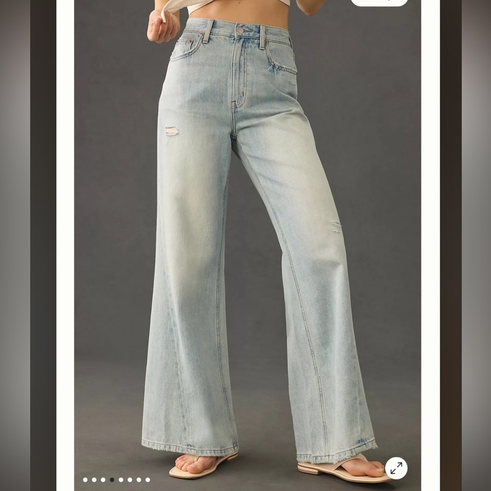 NWT size 31 Pistola Ruby High Rise Palazzo jeans